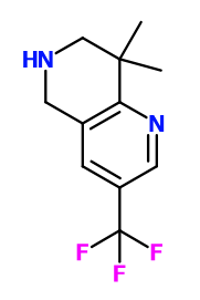 (image for) MCYD0571 8,8-Dimethyl-3-trifluoromethyl-5,6,7,8-tetrahydro-[1,6]naphthyridine